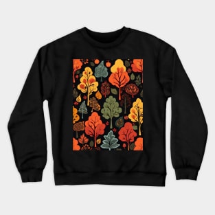 Trees In Autumn Season Crewneck Sweatshirt